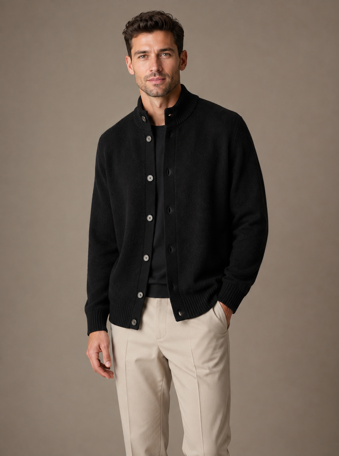Men's Cashmere Cardigan | Cade