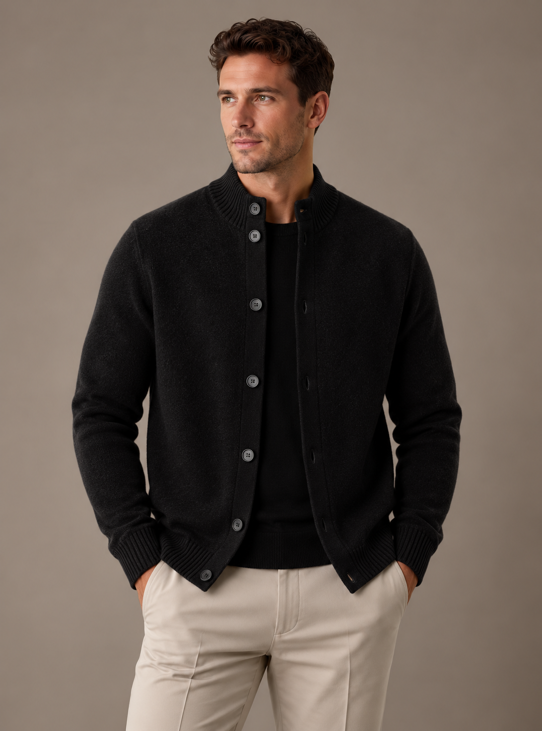 Men's Cashmere Cardigan | Cade