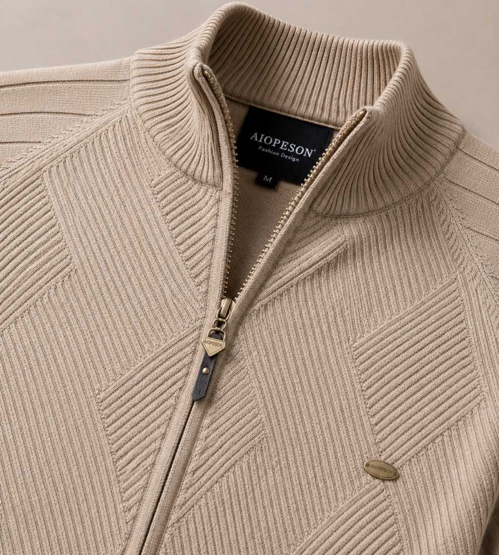 Men's Zip-Up Cardigan | Vance