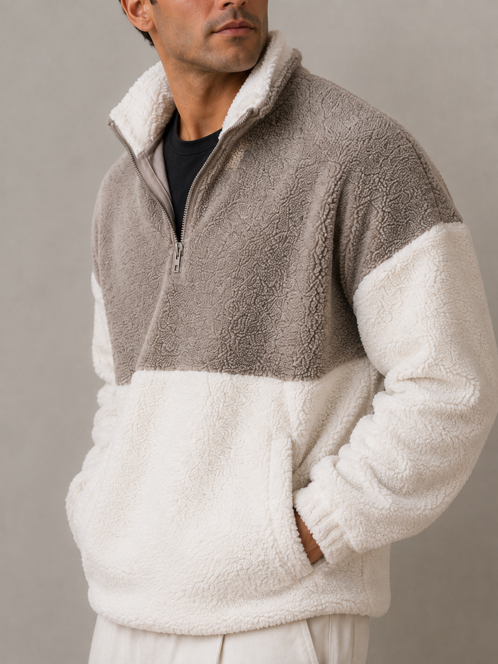 Men's Half-Zip Knit Jumper | Teodor