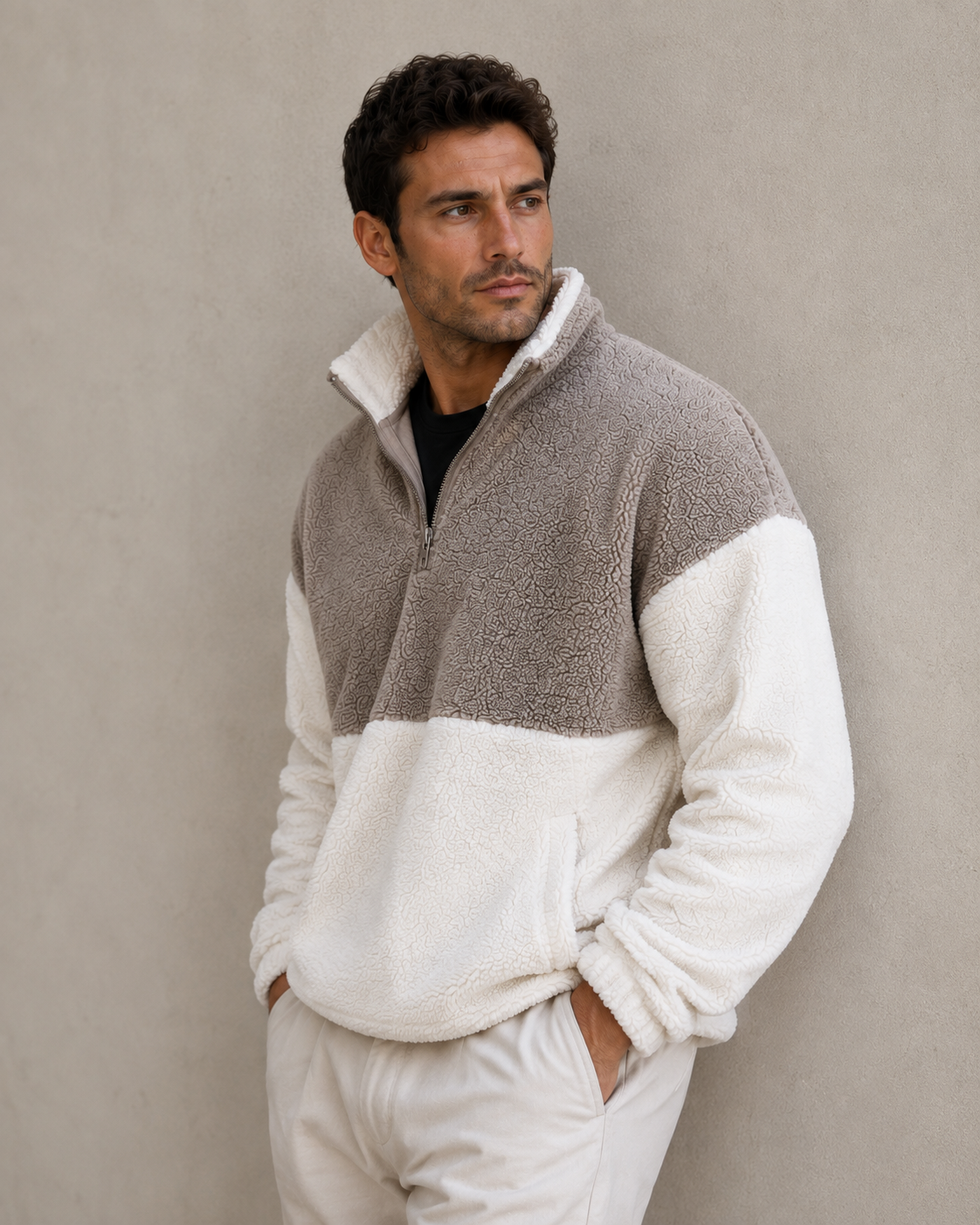 Men's Half-Zip Knit Jumper | Teodor