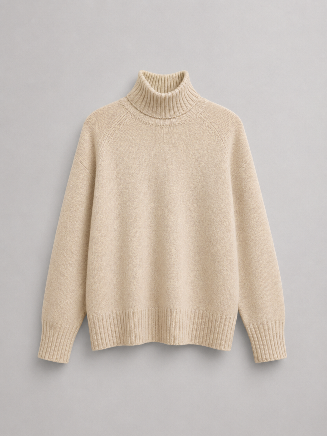 Women's oversized high neck jumper