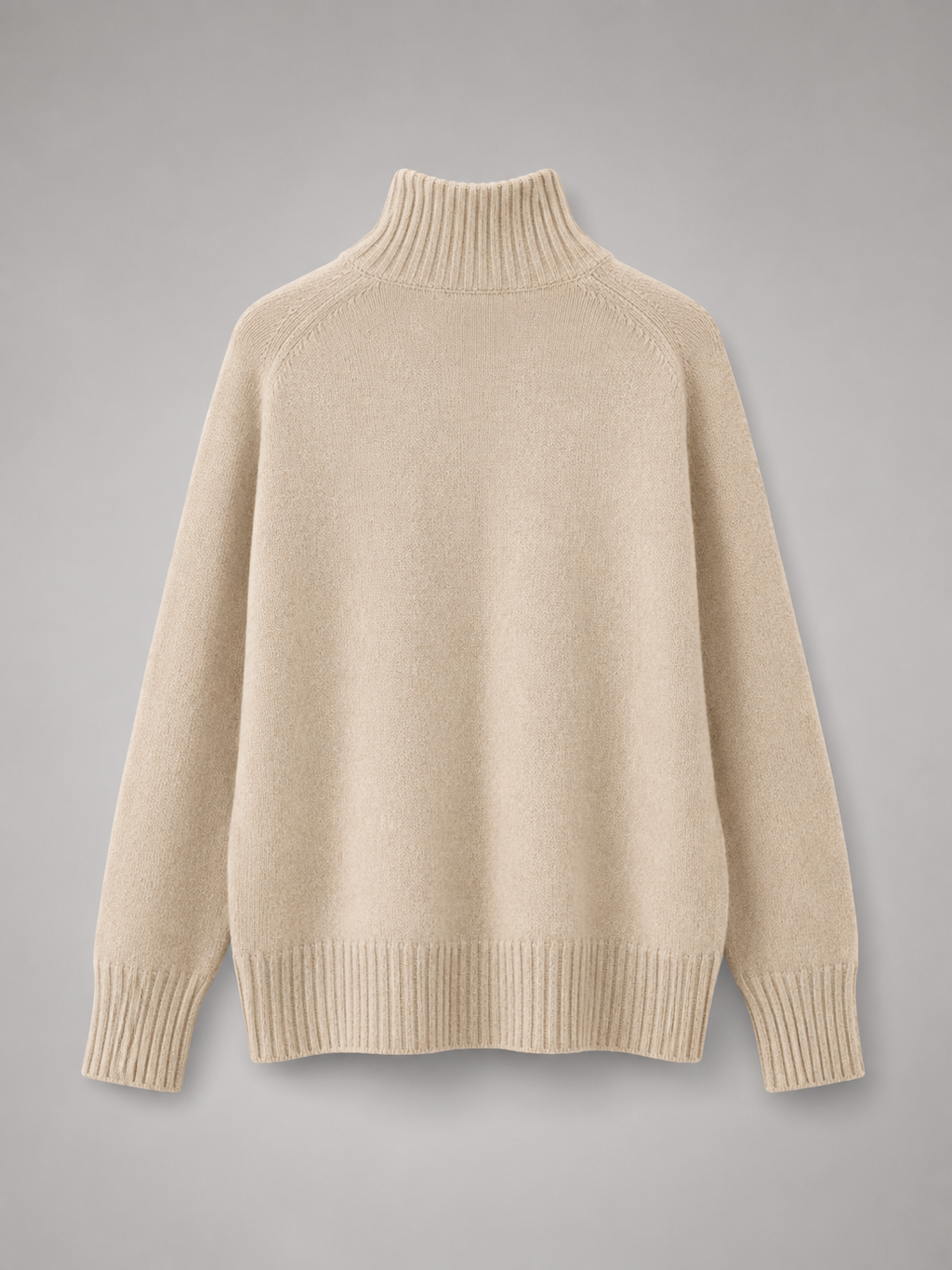 Women's oversized high neck jumper
