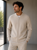 Men's Full-Zip Wool Jumper | Regal