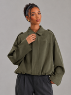 Women's oversized utility jacket