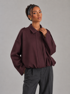 Women's oversized utility jacket