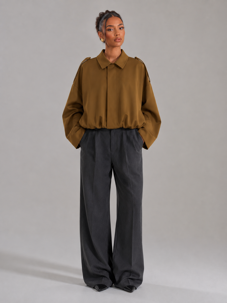 Women's oversized utility jacket