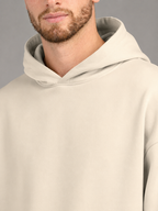 Men's oversized hoodie with compass back print