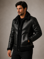 Men's Leather Jacket | Shearling