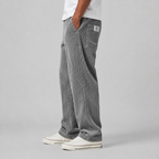 Men's relaxed fit corduroy drawstring trousers