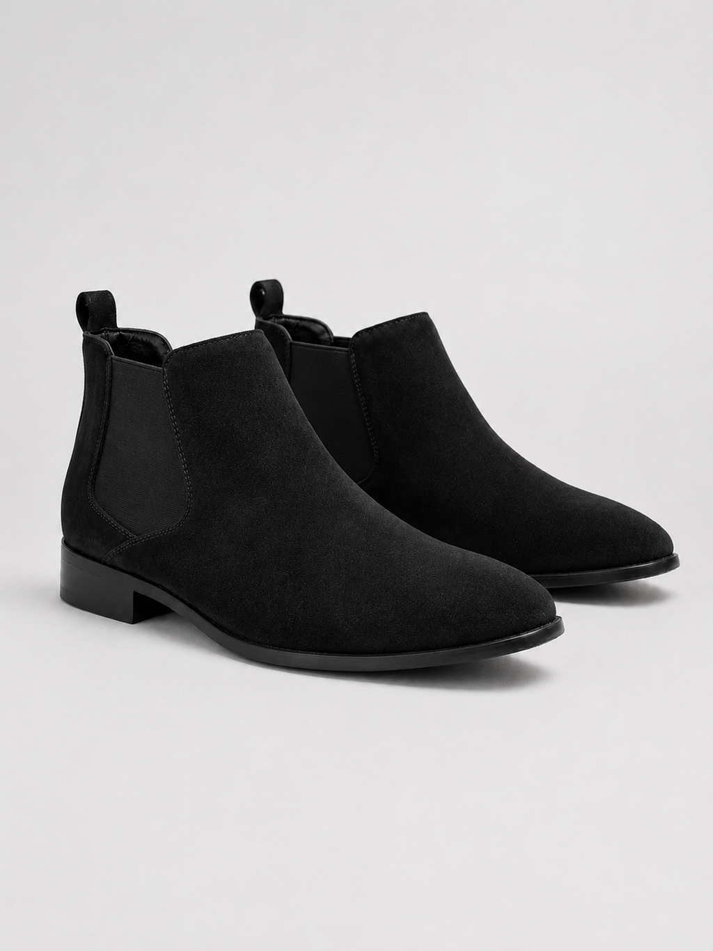 Men's suede slip-on Chelsea boots