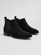 Men's suede slip-on Chelsea boots