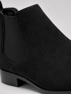 Men's suede slip-on Chelsea boots
