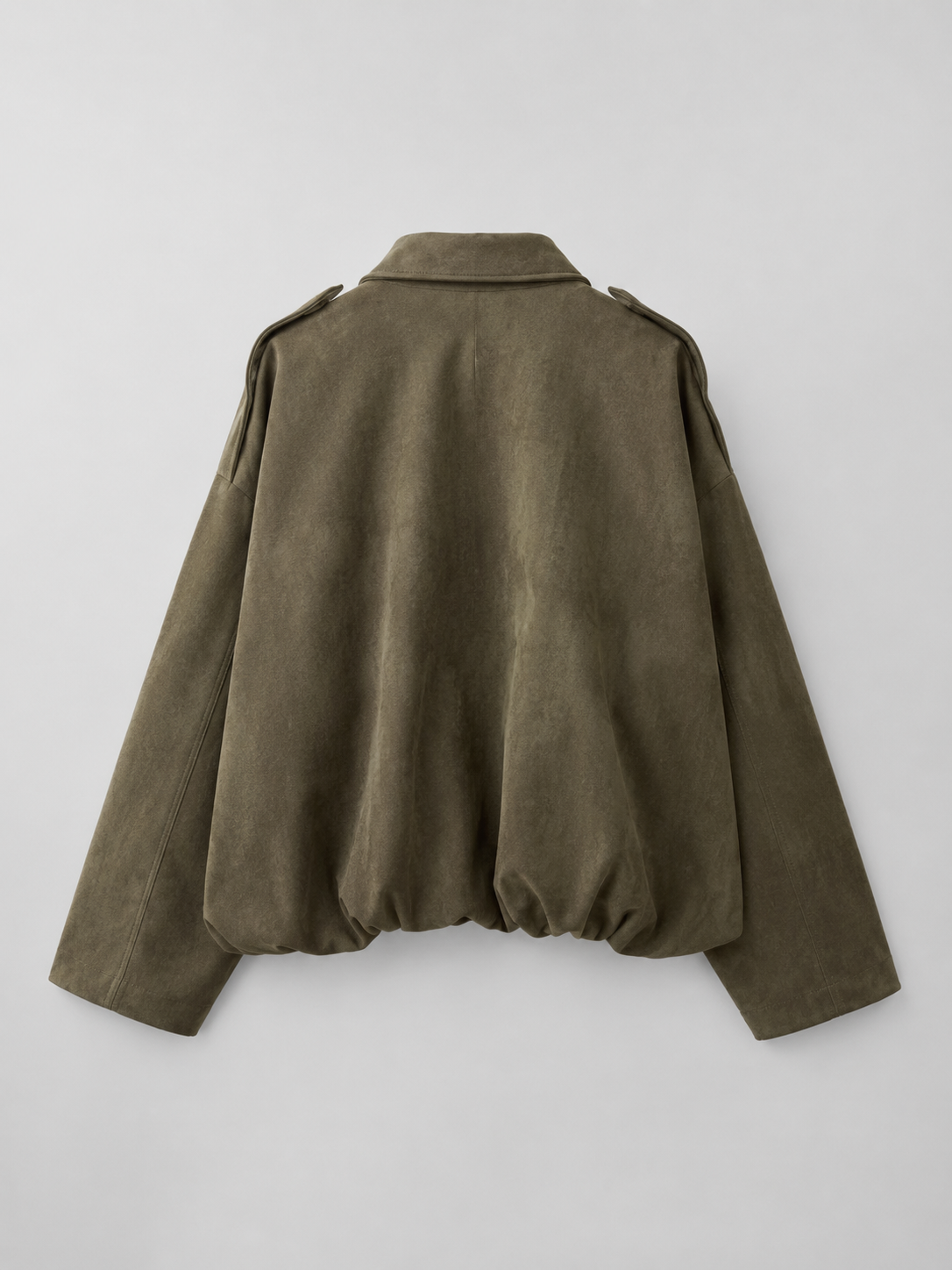 Women's faux suede shacket