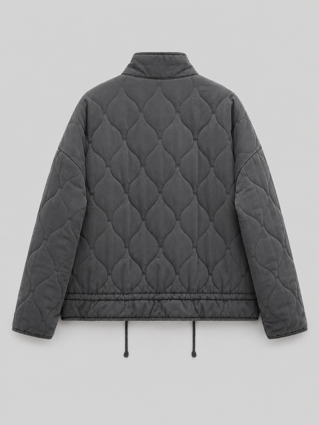 Women's quilted utility jacket with patch pockets