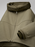 Women's hooded padded jacket
