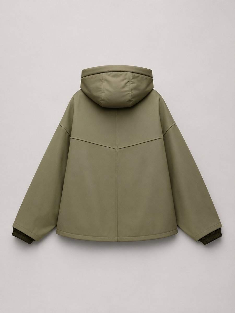 Women's hooded padded jacket