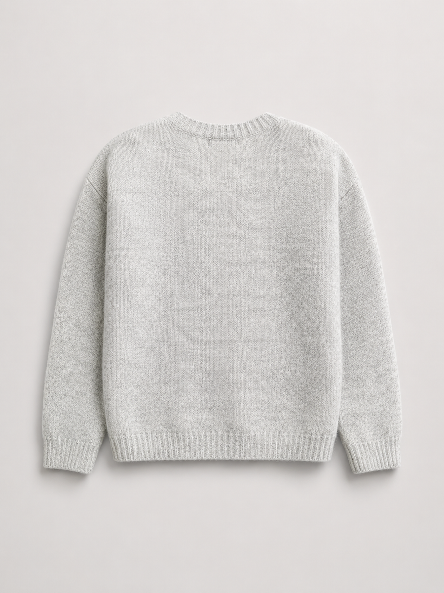 Women's button-up cardigan in a plush brushed knit