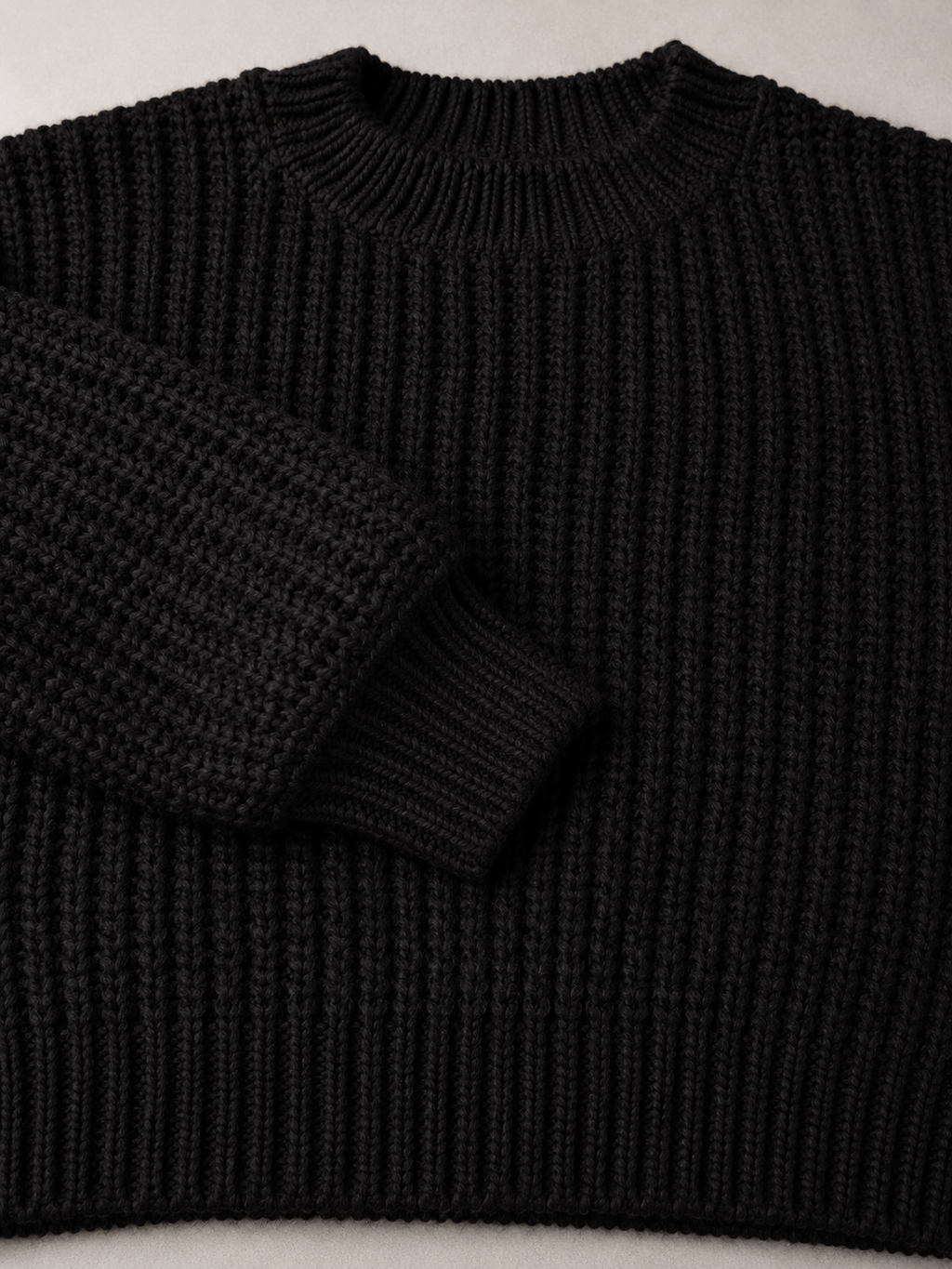 Women's oversized chunky knit jumper with dropped shoulders