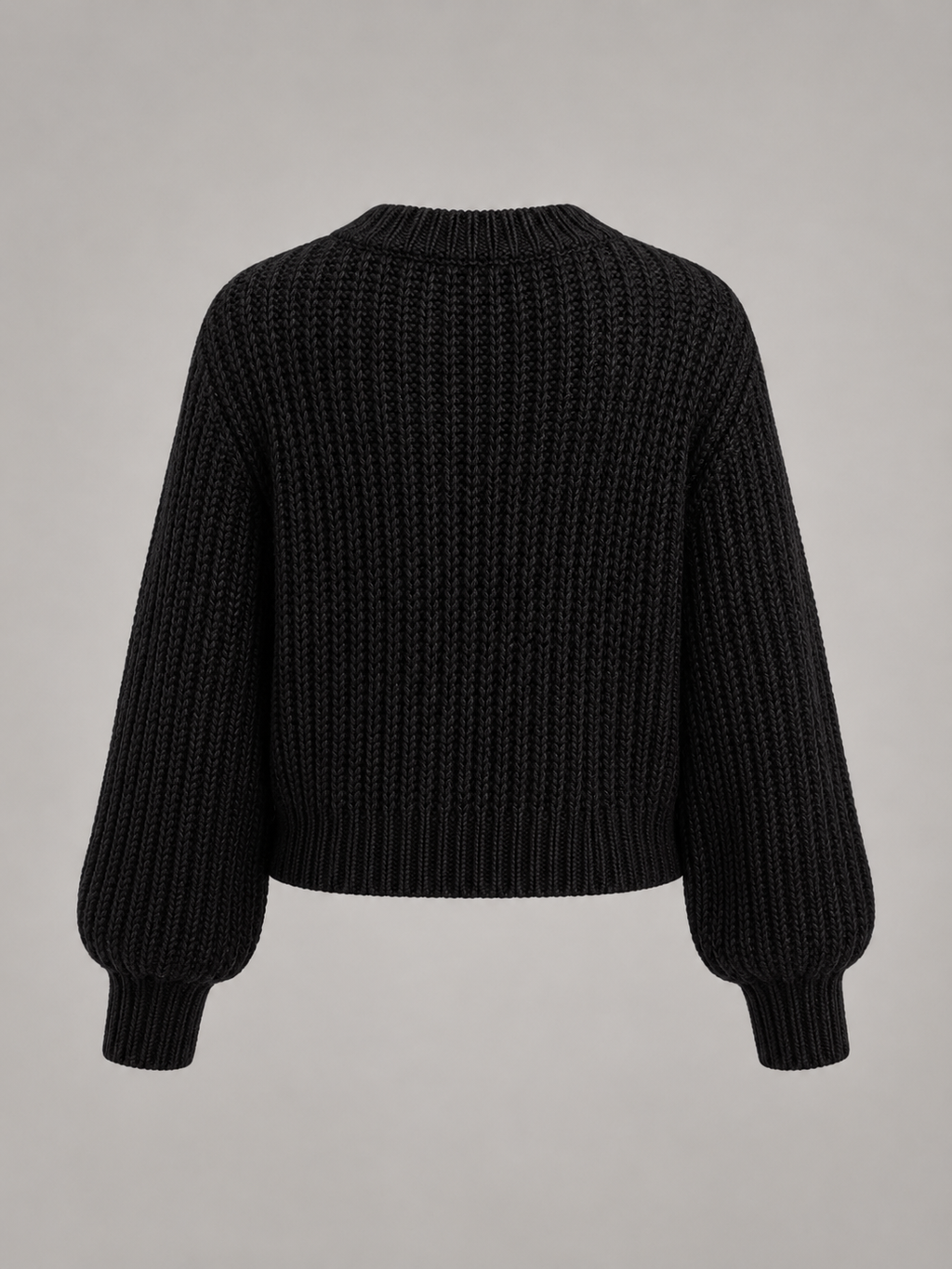 Women's oversized chunky knit jumper with dropped shoulders