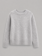Women's fluffy knit jumper