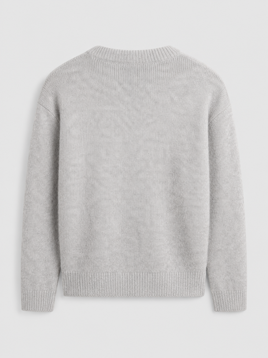Women's fluffy knit jumper