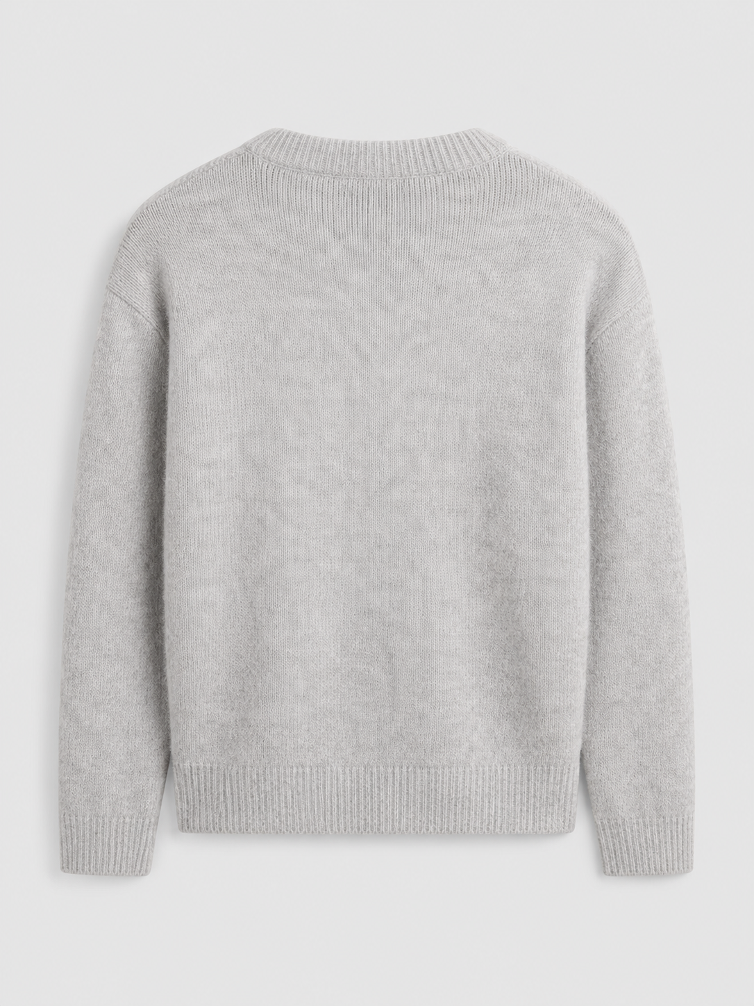 Women's fluffy knit jumper