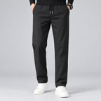 Men's fleece-lined water-repellent drawstring trousers