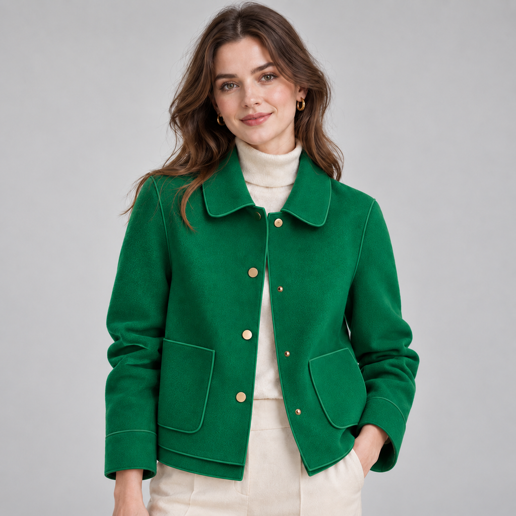 Women's single-breasted tailored blazer