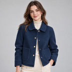 Women's single-breasted tailored blazer