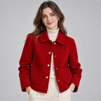 Women's single-breasted tailored blazer