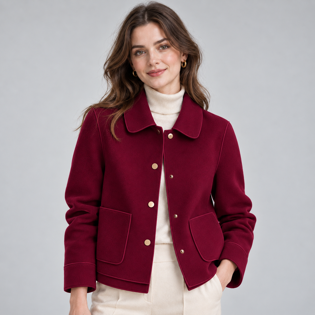 Women's single-breasted tailored blazer