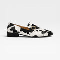 Women's Animal Print Loafers with Metal Trim