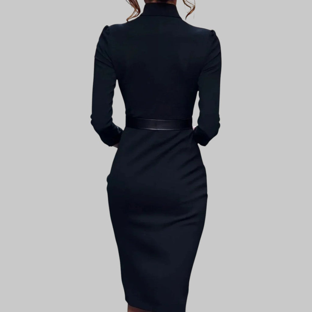 Women’s Structured Sheath Midi Dress - Parker and Grant