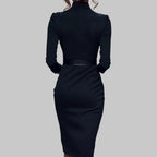 Women’s Structured Sheath Midi Dress - Parker and Grant