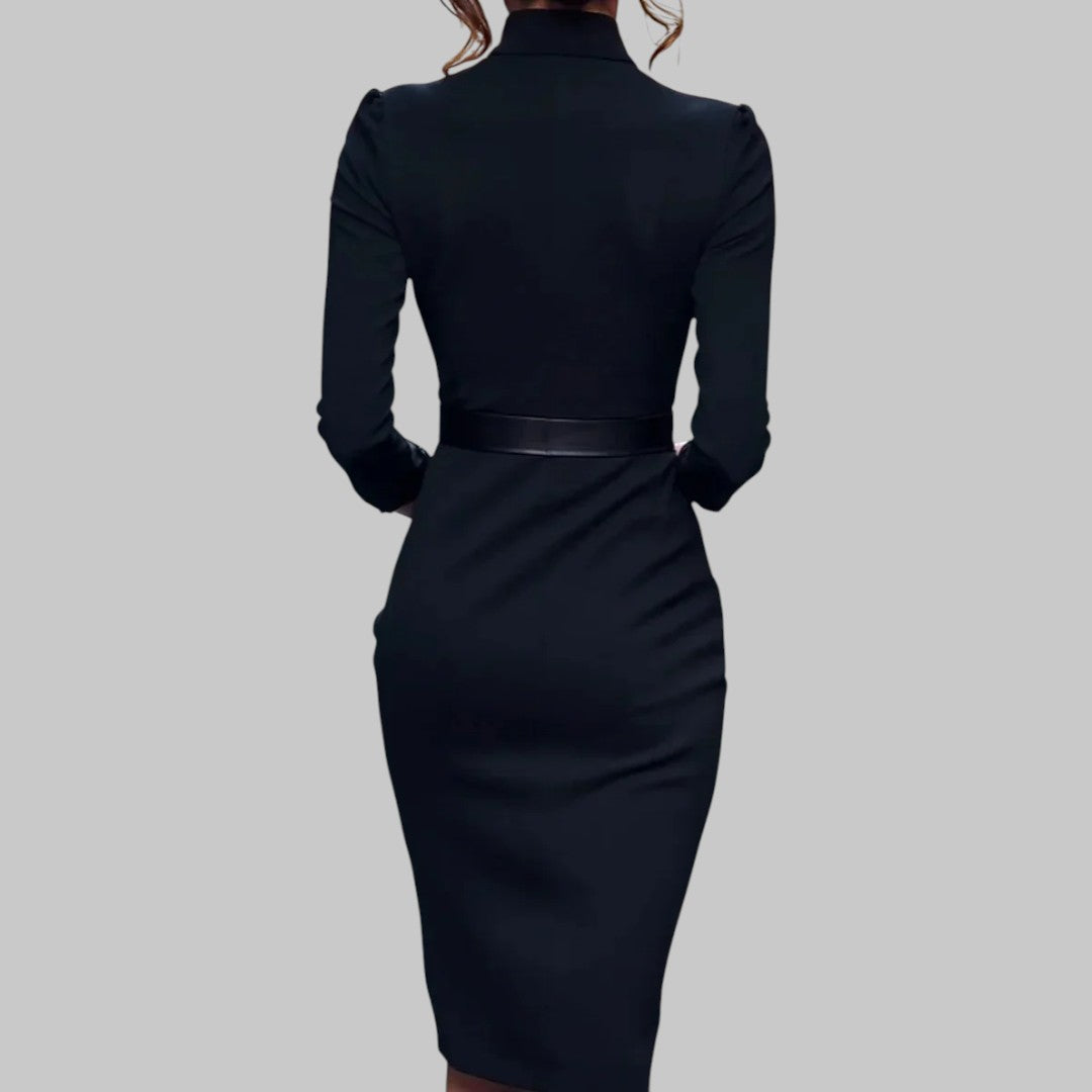 Women’s Structured Sheath Midi Dress - Parker and Grant