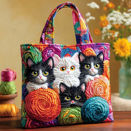 Color Whisker Quartet Tote Bag