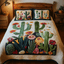 Colorful Cactus 3-Piece Bedding Set