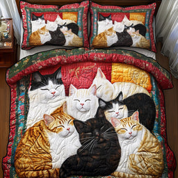 Cozy Cat 3-Piece Bedding Set