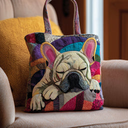 Cozy Frenchie Vibes Tote Bag