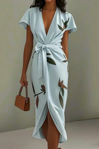Women’s Wrap Midi Summer Dress - Parker and Grant