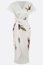 Women’s Wrap Midi Summer Dress - Parker and Grant