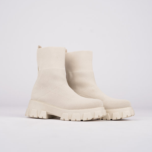 Women's Stretch Mesh Sock Ankle Boots — view 5