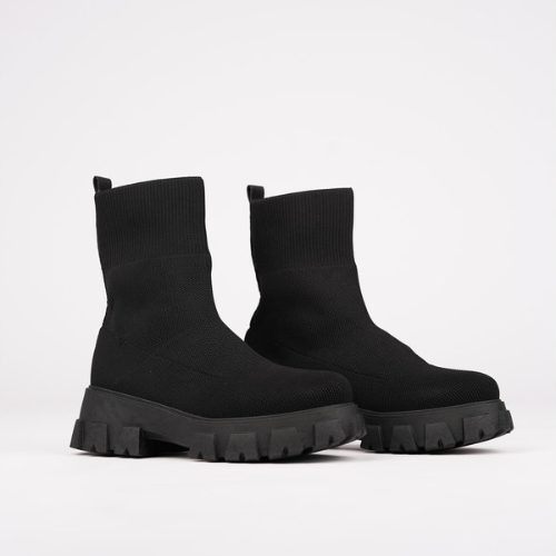 Women's Stretch Mesh Sock Ankle Boots — view 2