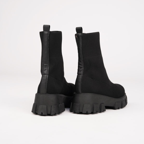 Women's Stretch Mesh Sock Ankle Boots — view 11
