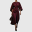 Sandra | SATIN FEEL BATWING SLEEVE MAXI DRESS
