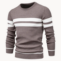 Men's Striped Crewneck Jumper | Field