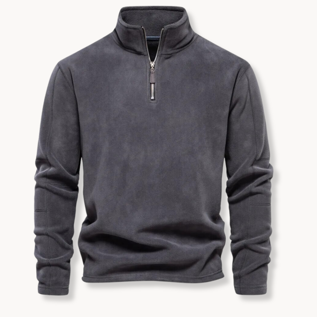 Men's Fleece Quarter-Zip Pullover | Kael
