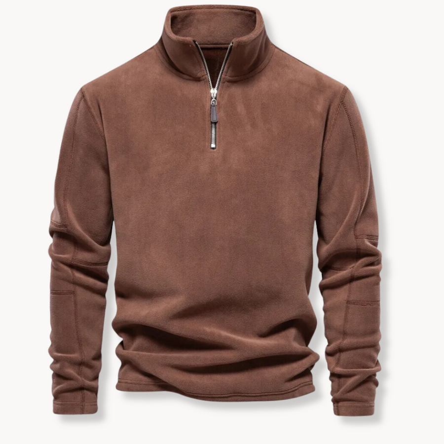 Men's Fleece Quarter-Zip Pullover | Kael