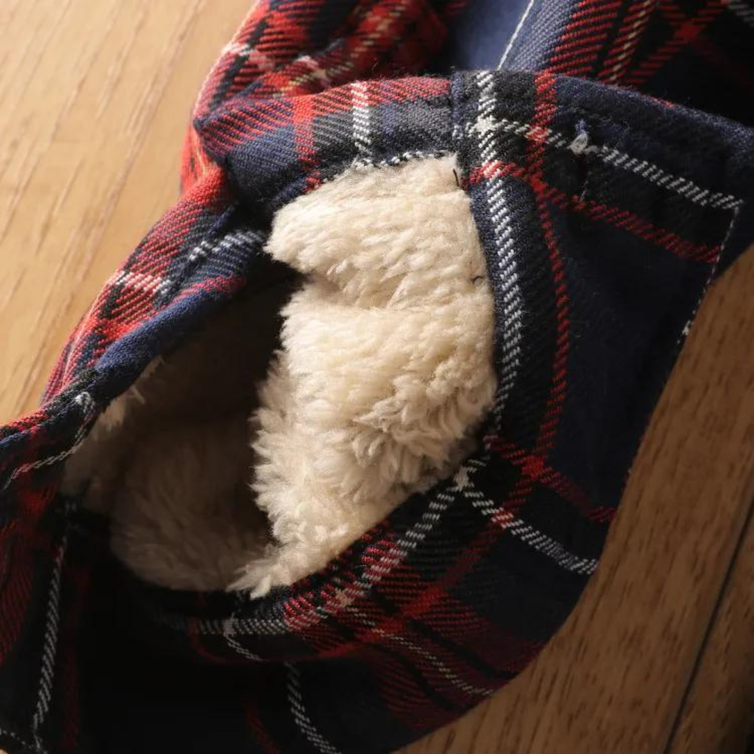 Men's Checked Flannel Jacket | Farhan